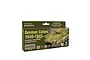 Vallejo Model Air German Colours 1940-1945 paint set box featuring a Panther tank illustration and eight 17ml airbrush paint bottles.