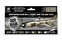 Vallejo Model Air Soviet/Russian MiG-21 Fishbed paint set box featuring an illustration of a camouflaged MiG-21 fighter jet.