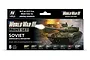Vallejo Model Colour WWIII Soviet Armour & Infantry Colour Acrylic Paint Set 8Pcs 70221