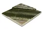 A square diorama base featuring a textured cobblestone street section with a raised curb, painted in weathered grey and green tones.