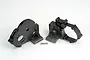 Traxxas Left & Right Gearbox Halves w/ Idler Gear Shaft (Black) 3691