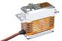 Savox SB-2283MG digital brushless metal geared servo with an orange and silver aluminum case.