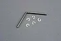 Traxxas 31.5mm Suspension Pins (Measured as 29mm) 2Pcs w/ E-Clips 3740