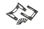 Traxxas Rustler 4x4 body reinforcement set including two black plastic structural braces and a set of six black mounting screws.