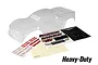 Traxxas Maxx 4S Heavy Duty Unpainted Body Shell w/ Decal Sheet 8914