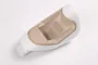 A white foam RC plane canopy part with a clear plastic window section on a white background.