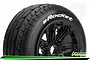 Louise 4.7/5.5" Baja 5B Front B-Rocket Tyres on Black Spoke Rims 2Pcs - Beadlocked Wheels 2pcs L-T3266B