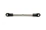 A single Traxxas 72mm complete turnbuckle featuring a silver metal rod with black plastic rod ends and metal pivot balls.