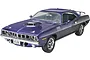 Revell 1/24 1971 Plymouth Cuda Hardtop Hemi 426 Scaled Plastic Model Kit 85-2943