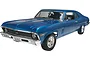 Revell 1/25 1969 Chevrolet Nova SS Scaled Plastic Model Kit 85-2098