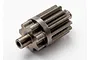 A metallic 13-tooth idler gear for a Traxxas RC vehicle transmission, shown against a plain white background.