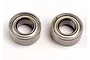 Two Traxxas 5x10x4mm metal shielded ball bearings shown side-by-side on a white background.