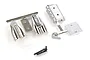 RPM Chrome Shotgun Style Model Intake & Blower Set components on a white background.