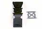 Traxxas Front Plastic Skid Plate (Black) w/ Stainless Steel Plate 4937
