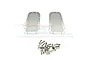 GPM Black Stainless Steel TRX-4 Defender Bonnet Fender Vent Set TRX4ZSP11-OC
