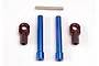 Traxxas Blue Aluminium Steering Bellcrank Posts w/ Steering Link Threaded Rod & Rod Ends 4944
