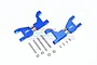 GPM Blue Aluminium Front/Rear Upper Suspension Arm 2Pcs w/ Suspension Pins TXMS054F/RS-B