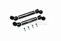 GPM Black Aluminium Axial Capra Front & Rear Centre Drive Shafts 2Pcs CP037SA-BK