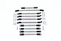 GPM Stainless Steel Axial Capra Complete Turnbuckle Set 10Pcs CP160S-OC-BEBK