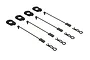 ARRMA 1/5 Black Body Pins w/Battery Clip Retainer 4Pcs ARA390294