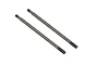Two ARRMA 5x97mm shock shafts for RC vehicles, shown as long, grey, threaded metal rods against a white background.
