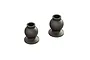 Two black metal pivot balls for ARRMA RC vehicles, shown against a plain white background.