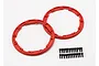 Traxxas Red Beadlock Style Sidewall Protector w/ Screws 5667