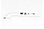 Traxxas locking differential linkage set components including metal rods, plastic mounts, and small hardware against a white background.