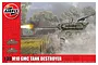 Airfix 1/35 scale M10 GMC Tank Destroyer plastic model kit box art featuring an illustration of the tank firing in a field.