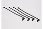 Traxxas Black Silicone Body Pin Retainers 4Pcs 5750