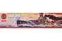 Airfix 1/600 scale Admiral Graf Spee model kit box art showing the battleship at sea.