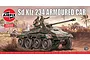 Airfix 1/76 scale Sd.Kfz.234 Armoured Car plastic model kit box art featuring a painted illustration of the vehicle in a desert setting.