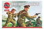 Airfix WWII British Infantry 1/76 scale model kit box art showing soldiers in combat.