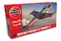 Airfix 1/72 scale Hunting Percival Jet Provost T.3 plastic model kit box art showing a silver and orange trainer aircraft in flight.
