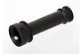 A black metal internal splined CV half shaft component for Traxxas RC vehicles against a white background.
