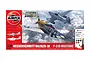 Airfix 1/72 scale Messerschmitt Me 262 and P-51D Mustang model kit box art showing both aircraft in flight.