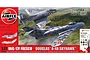 Airfix 1/72 scale Dogfight Doubles model kit box featuring a MiG-17F Fresco and Douglas A-4B Skyhawk in aerial combat.