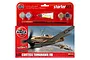 Airfix 1/72 Curtiss Tomahawk Fighter Scaled Plastic Model Kit Small Starter Set A55101