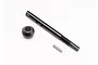 Traxxas input shaft, bearing adapter, and small metal pin for RC drivetrain maintenance.
