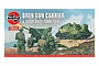 Airfix 1/76 scale Bren Gun Carrier and 6 Pounder Anti-Tank Gun model kit box art showing soldiers and military vehicles.