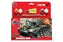 Airfix 1/76 scale Cromwell MkIV tank starter set model kit in red packaging with included paints, glue, and a paintbrush.