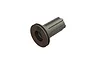 A grey ARRMA servo saver shaft component for 1/5 scale RC vehicles, featuring a flanged end with the ARRMA logo embossed.