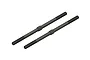 Two black metal turnbuckles for ARRMA 1/5 scale RC vehicles, shown against a plain white background.