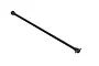 A single black metal CVD drive shaft for an ARRMA 1/5 scale RC vehicle, shown against a plain white background.