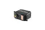 Spektrum S905 1/5 scale waterproof steering servo with a black plastic case and brass output gear.