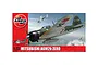 Airfix 1/72 scale Mitsubishi A6M2b Zero plastic model kit box art showing a green Zero fighter in flight.