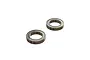 Two ARRMA metal shielded ball bearings shown from an angled perspective against a white background.