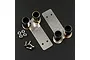 Yeah Racing Silver 1/10 Stainless Steel Dual Exhaust Muffler Pipe 2Pcs YA-0629