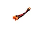 Spektrum IC5 parallel battery adapter cable with two female connectors and one male connector on a white background.