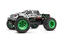 Maverick 1/10 Quantum MT Silver & Green Painted Body Shell w/ Decals 150174